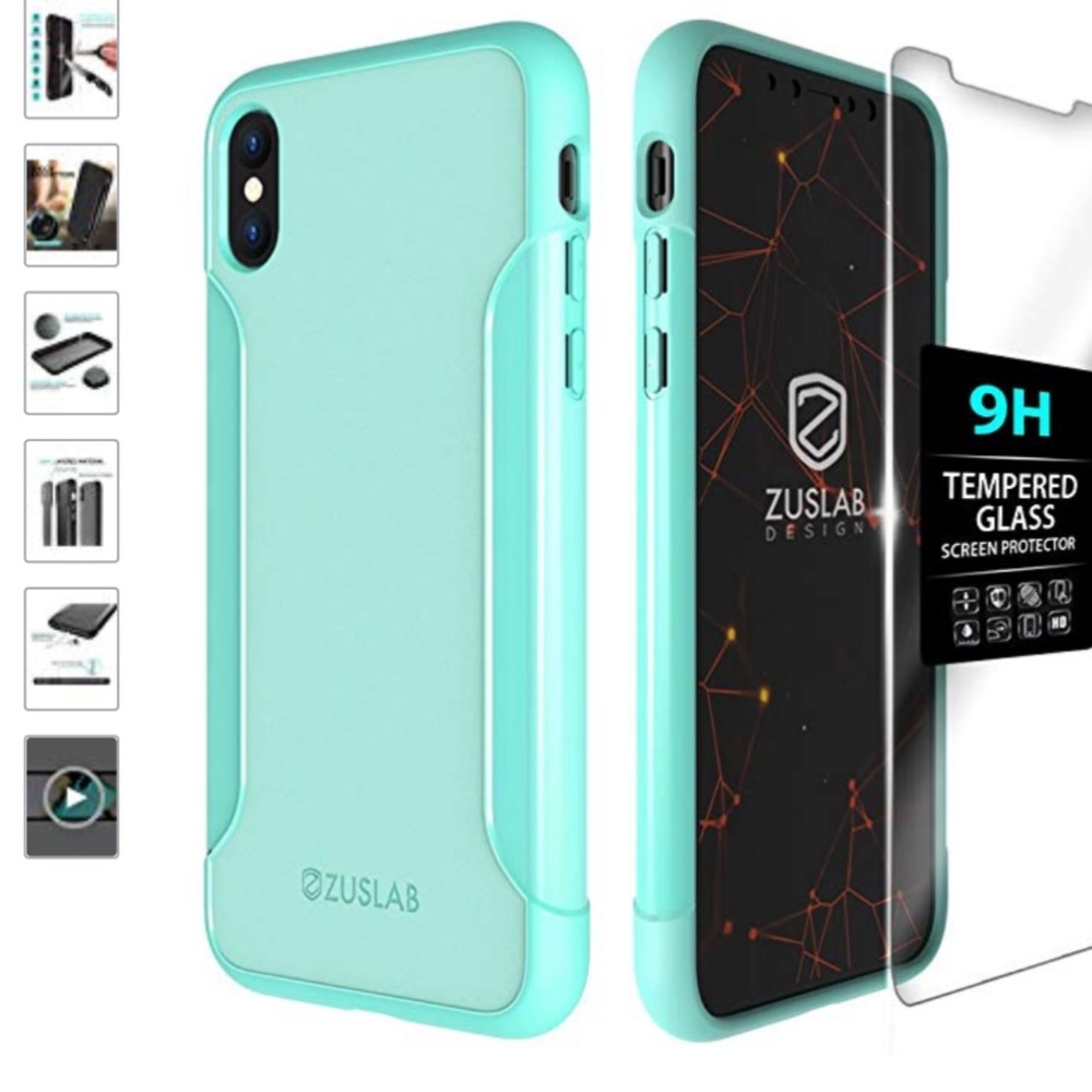 Mint hybrid shield iPhone X/XS case